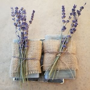 2 30z bars of handmade soap